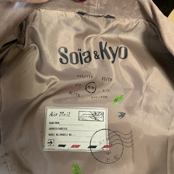 Soia & Kyo Leather /suede moto style Jacket - Picture 12 of 14